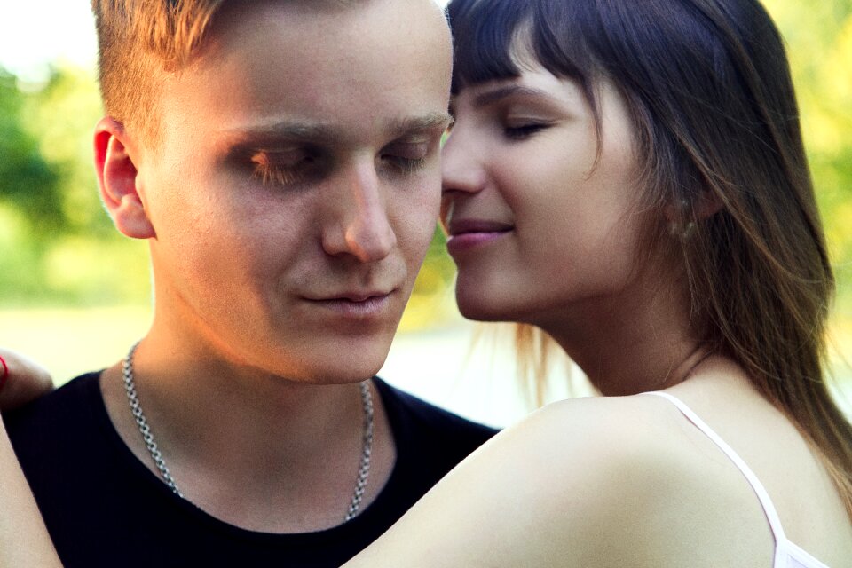 Couple in love together relationship
