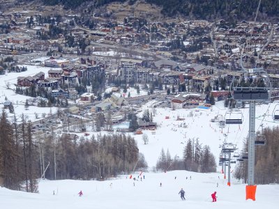 Descente sur Serre-Chevalier 
