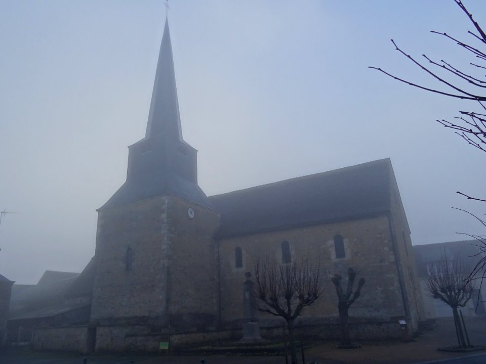 Eglise Saint-Martin, Courgenard, Sarthe 