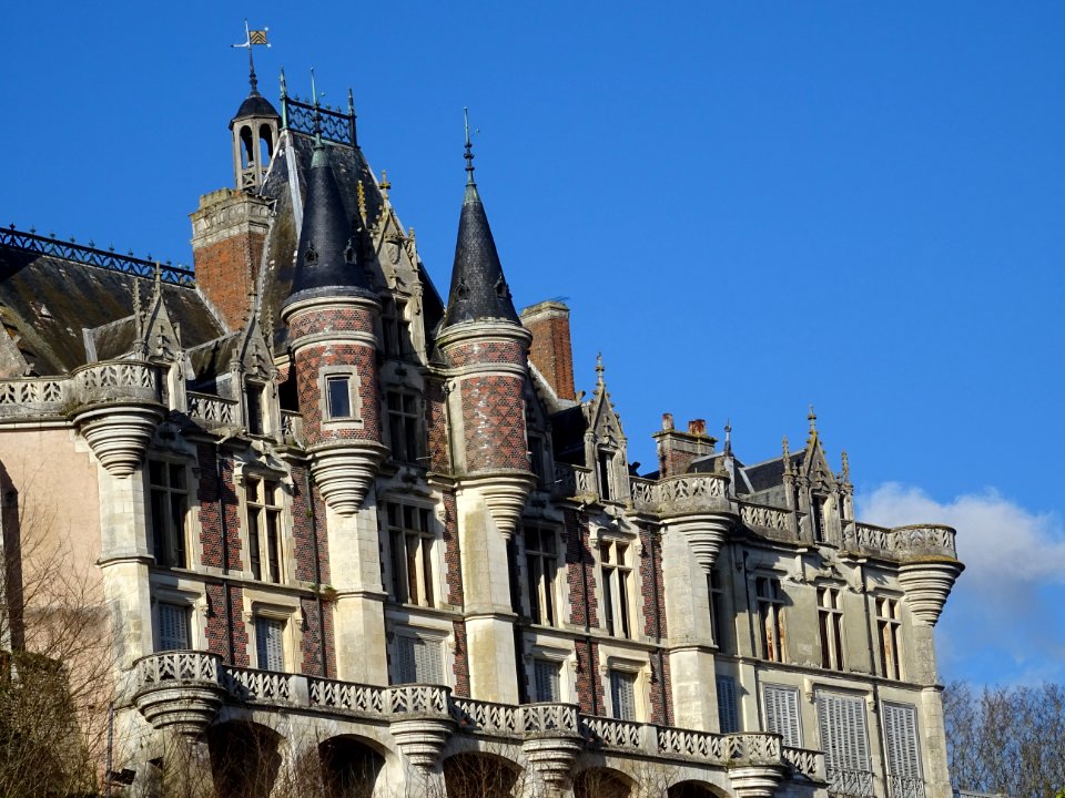 Le château de Montigny-le-Gannelon, Eure-et-Loir 