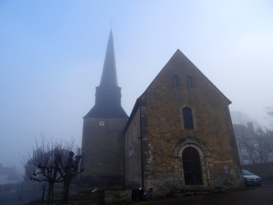 Eglise Saint-Martin, Courgenard, Sarthe 