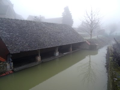 Ancien lavoir, Cormes, Sarthe 