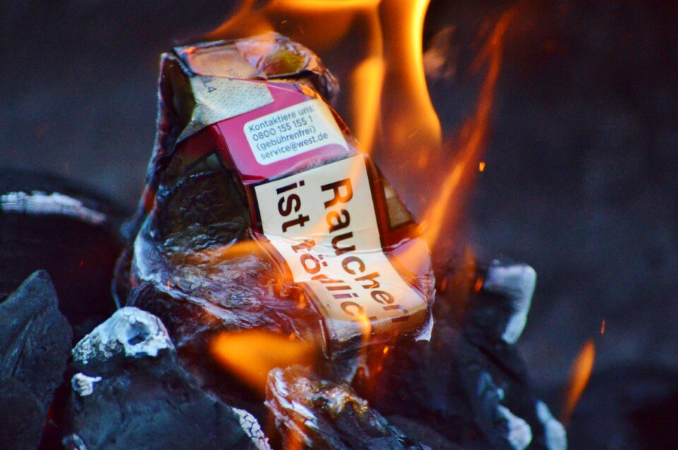 Cigarette box cigarette last cigarette