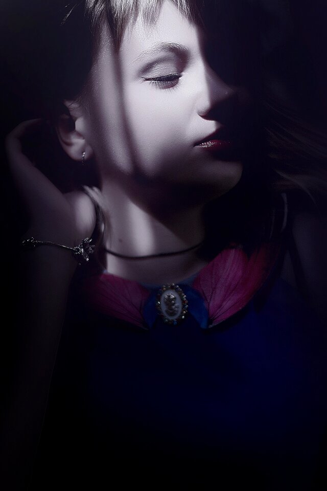 Hair model beauty