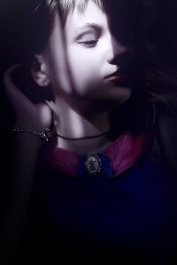 Hair model beauty