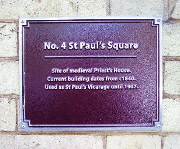 No4StPaulsSquarePlaque photo