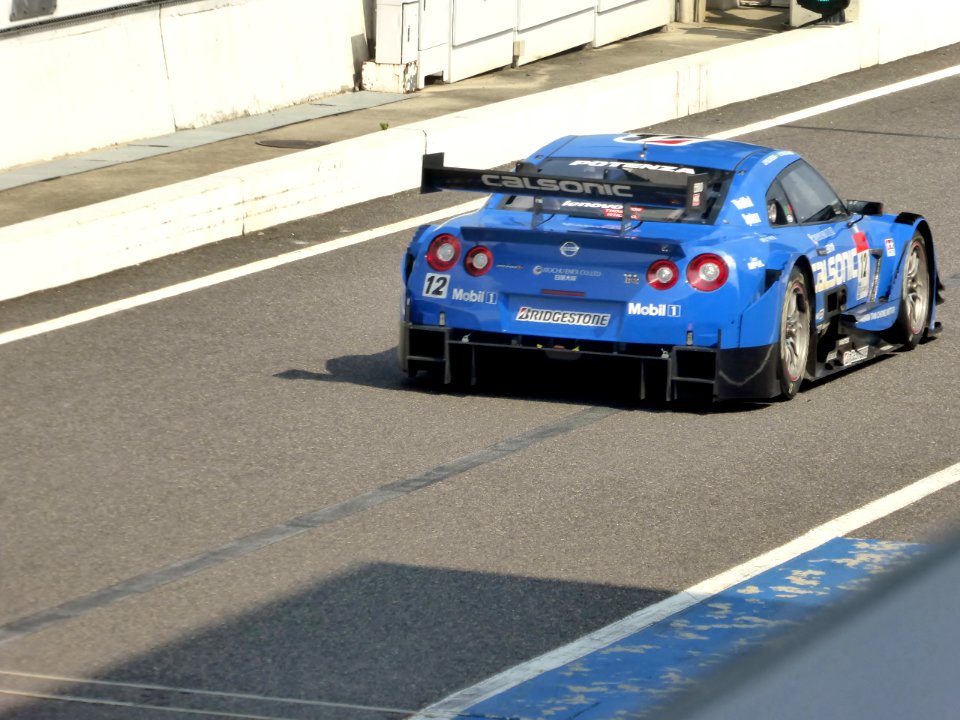 No.12 CALSONIC IMPUL GT-R at 2015 Suzuka Tire Test (14)