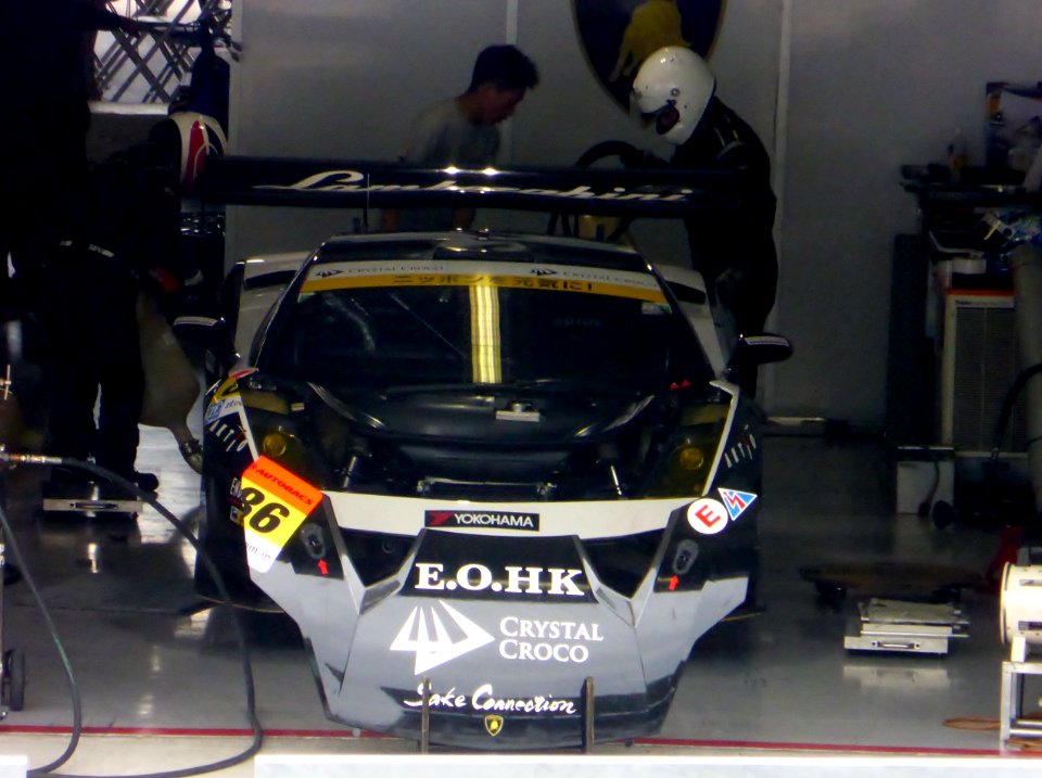 No.86 CRYSTALCROCO Lamborghini GT3 at 2014 SUPER GT SUZUKA TEST