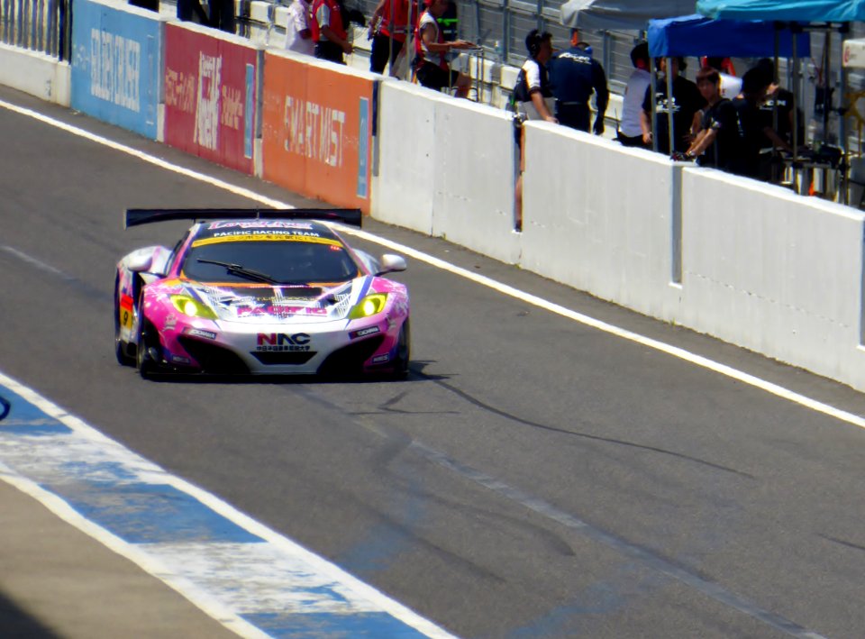 No.9 PACIFIC McLaren with μ's at 2015 Suzuka Tire Test (9)