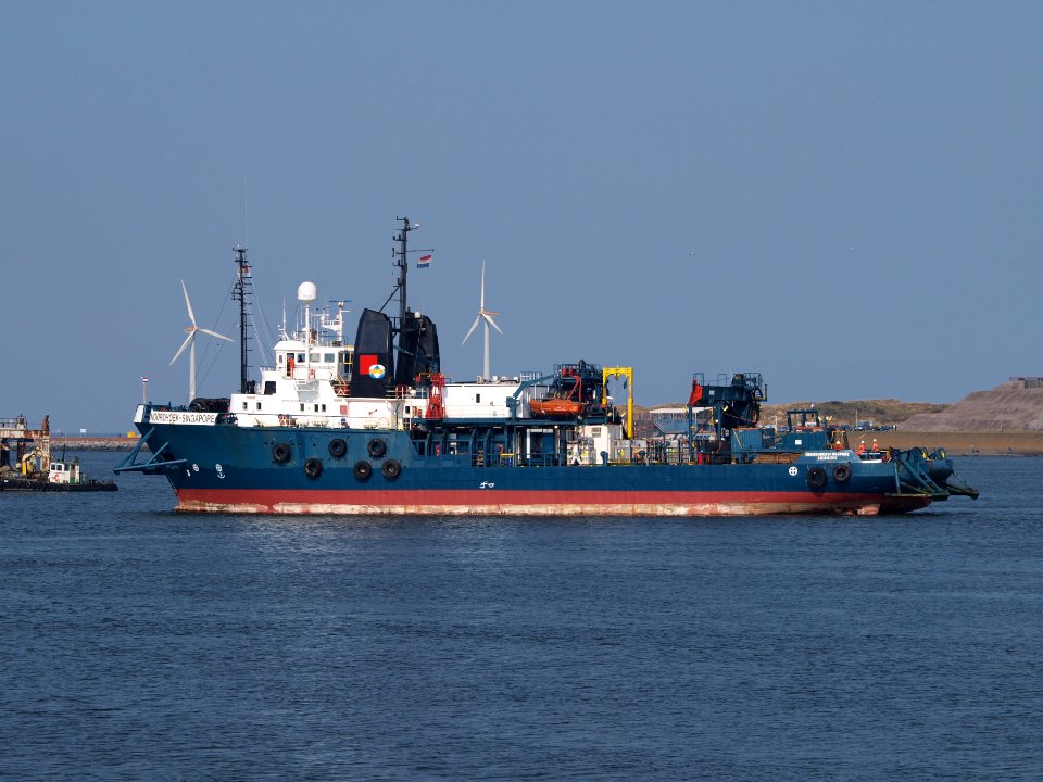 Noordhoek-Singapore at IJmuiden, Port of Amsterdam p2 19April2009