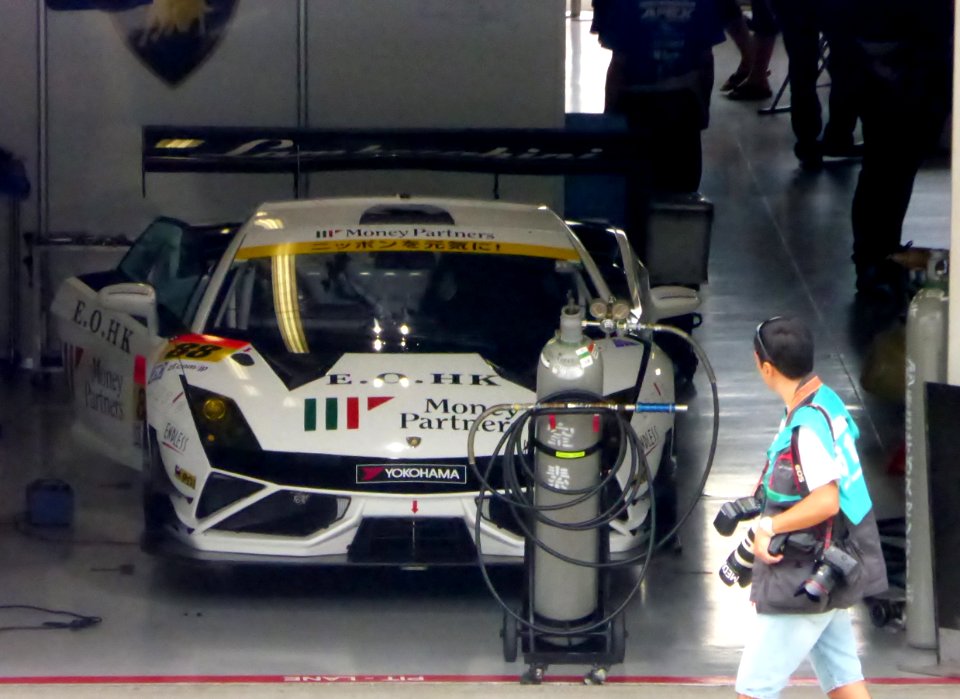 No.88 ManePa Lamborghini GT3 at 2014 SUPER GT SUZUKA TEST