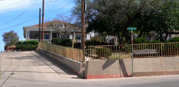 Nogales, Arizona, Marsh Heights, park and 182 N. Court, from NW 1