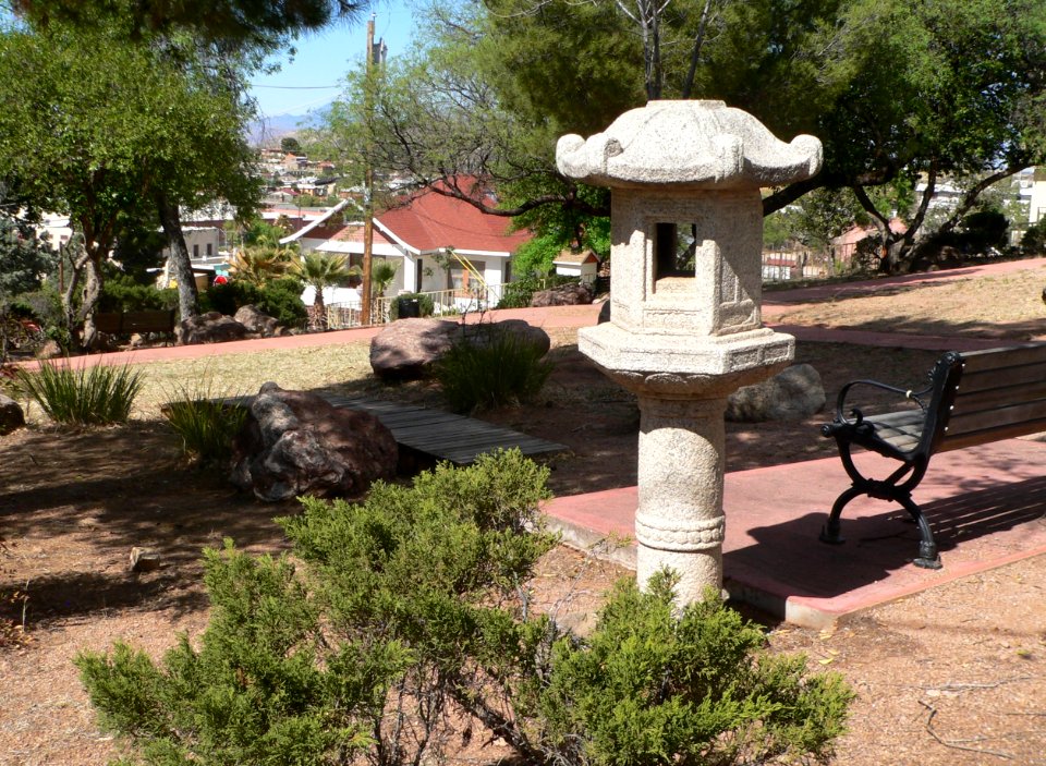 Nogales, Arizona, Marsh Heights, park, Japanese lantern 1