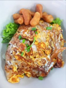 Noodles stir-fried with chicken - Bangkok - 2017-07-19 (004)