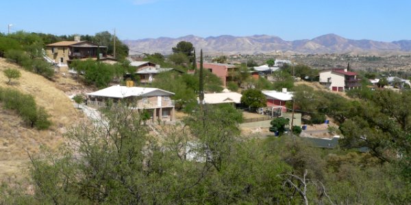 Nogales, Arizona, Elm and Noon from Macnab facing NE