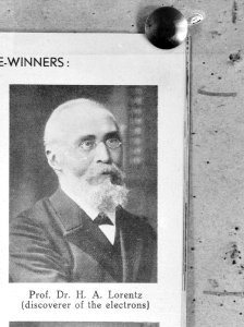 Nobelprijswinnaars. H.A. Lorentz (1853-1928), Bestanddeelnr 935-0835 photo