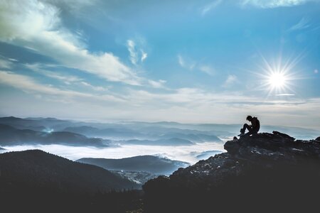 Nature outdoors person