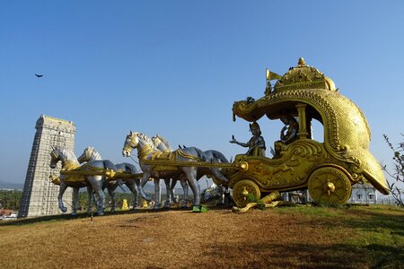Gopura temple tower photo