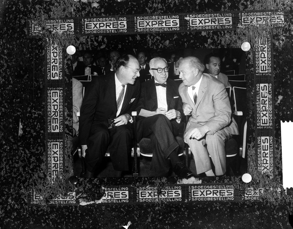 Nobelprijswinnaar ( prof dr John Bardeen (VS) prof dr IJ Rabi (New york) e, Bestanddeelnr 914-0886
