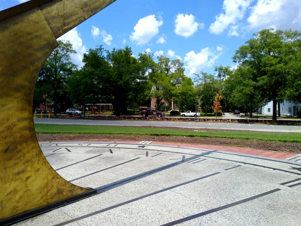 Noon on the sundial