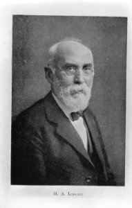 Nobelprijswinnaars. H.A. Lorentz (1853-1928), Bestanddeelnr 935-0837