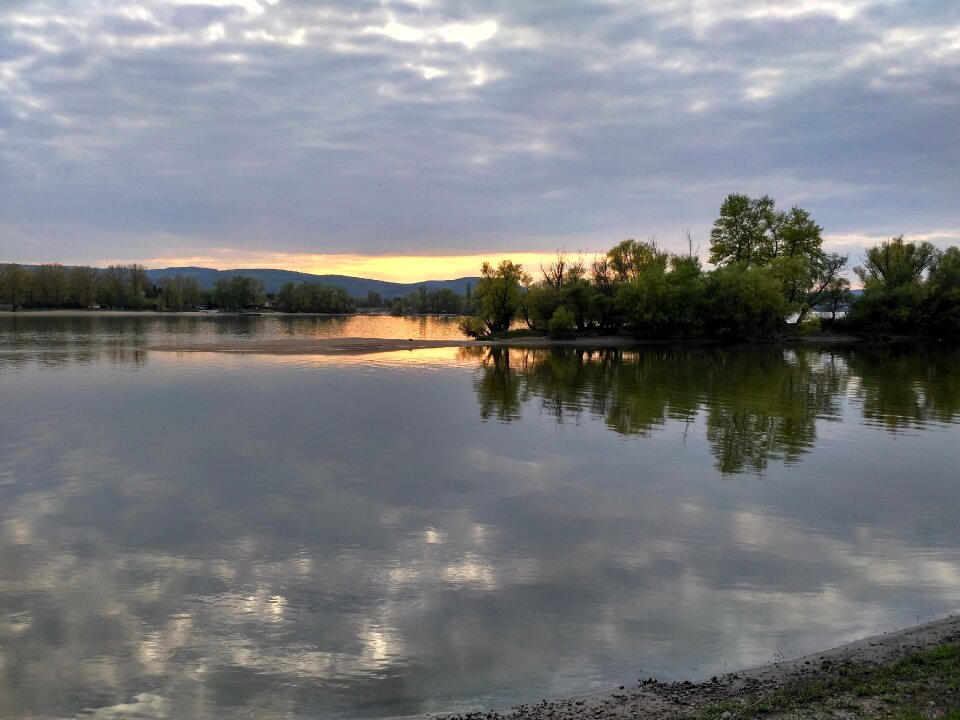 Danube landscape sky