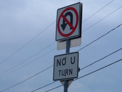 No U Turn photo