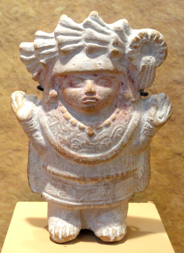 Noblewoman Figurine Rattle, Jaina Style, Late Classic Mayan - San Diego Museum of Man - DSC06869