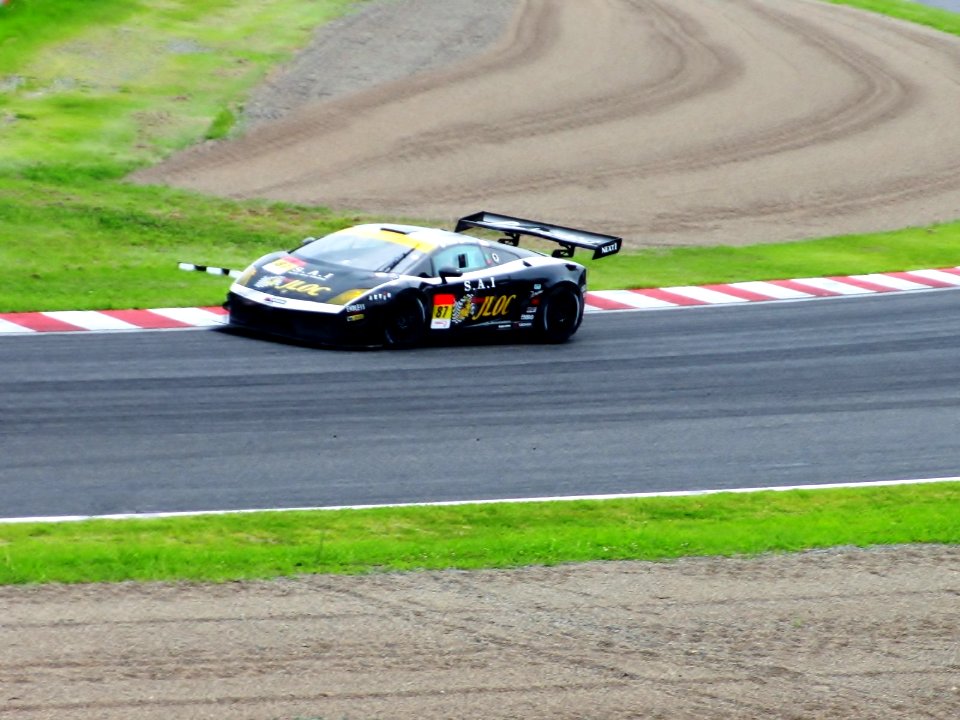 No.87 JLOC Lamborghini GT3 in 2012 Pokka 1000km