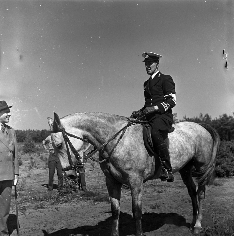 NOC moderne vijfkamp te Amersfoort. Cross-country paardrijden. A.N. baron de Vo…, Bestanddeelnr 903-4876