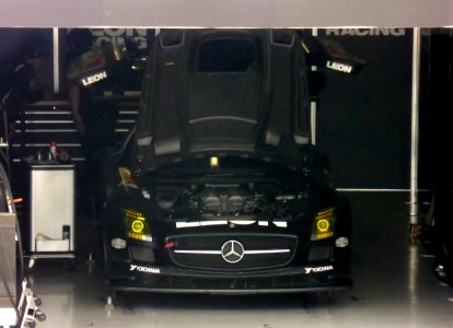 No.65 LEON SLS at 2014 SUPER GT SUZUKA TEST