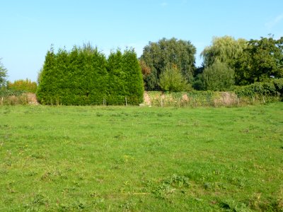 Nijmegen Lent, Vossenpelssestraat, tuinmuur (01)