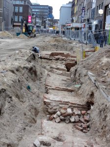 Nijmegen Plein 44 opgravingen 2011 resten ca. 1400 (3)
