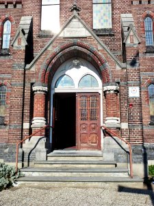 Nijmegen Lutherse kerk Prins Hendrikstraat 79 entree