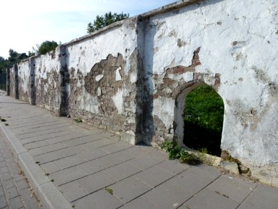 Nijmegen Lent, Visveldsestraat, tuinmuur (02)