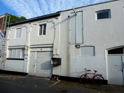 Nijmegen Molenstraat 132-134 achterkant, Karrengas 4-6-8-10