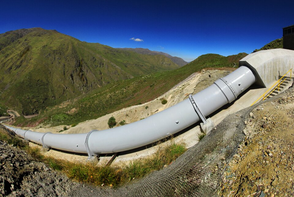 Peru water dam dredge