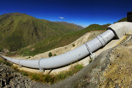 Peru water dam dredge