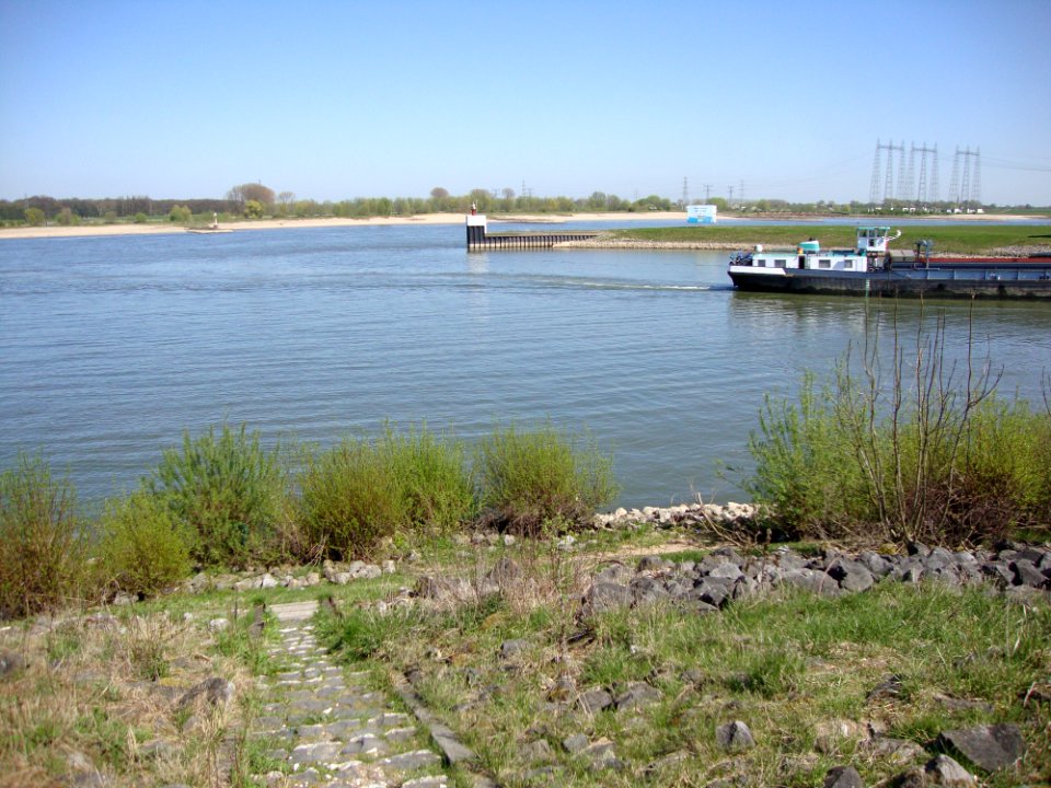 Nijmegen (Gld, NL) Junction Waal and Maas-Waalkanaal