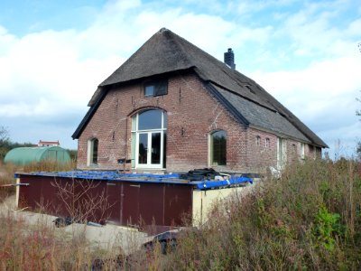 Nijmegen Lent, boerderij Woenderskamp verplaatst naar Griftdijk Noord 41 (02)