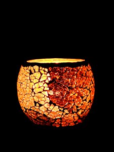 Candlelight shining decoration