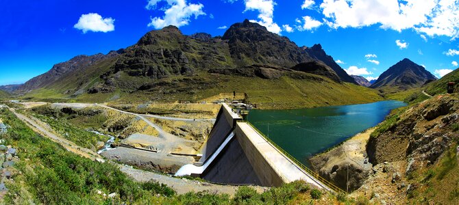 Water dam dredge power plant