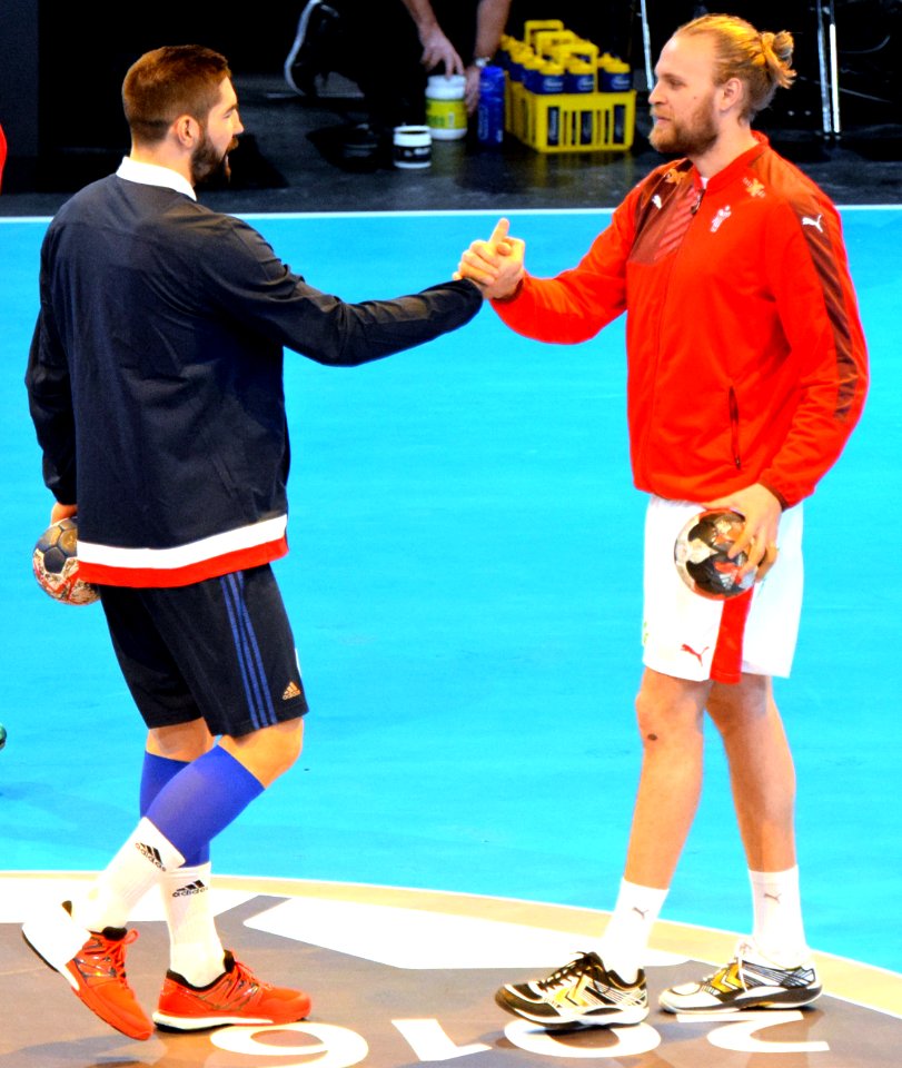 Nikola Karabatic et Henrik Molgaard-20160110