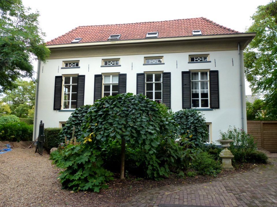 Nijmegen Kerkpad 51 landhuis Rivo Torte, zijgevel