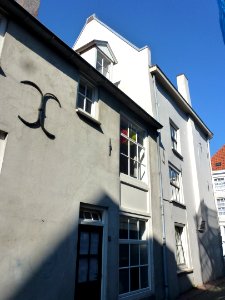 Nijmegen Lage Markt 50-56 zijkant, Nonnenplaats 13