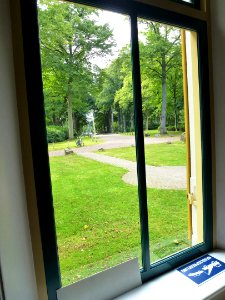 Nijmegen René Descartesdreef 21, landhuis Oud Heyendaal uitzicht (l) op Beukenlaan