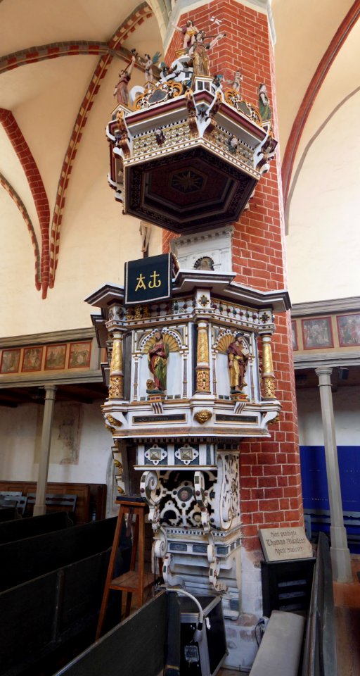 Nikolaikirche.Jueterbog.Kanzel