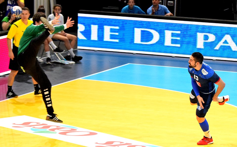 Niklas Landin Jacobsen et Nikola Karabatic-20160110