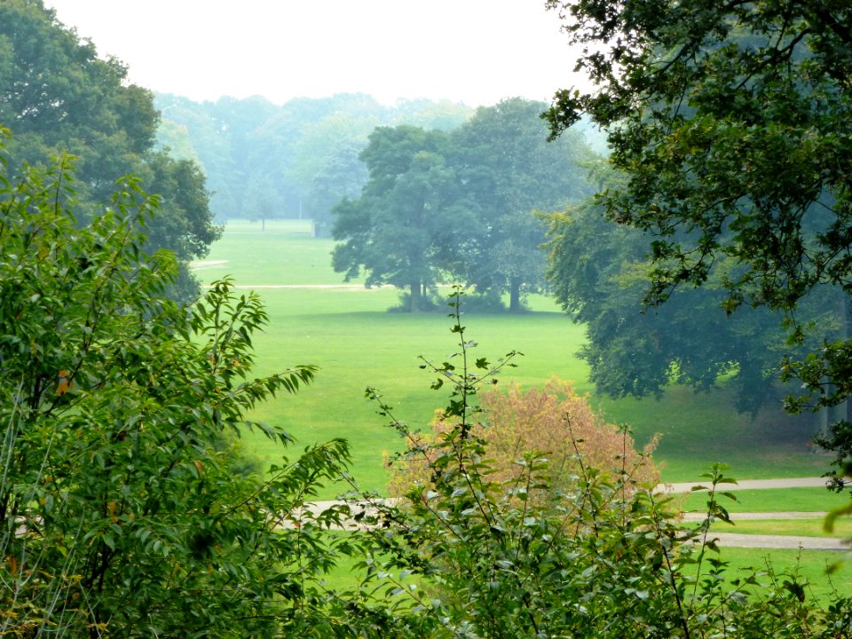 Nijmegen Goffertpark, overzicht grote weide