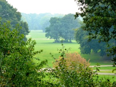 Nijmegen Goffertpark, overzicht grote weide